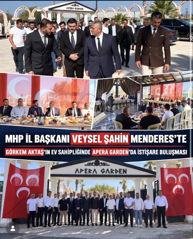 Menderes'te Vizyoner Buluşma: Dr. Yakup Toprak'ın Mekanı Apera Garden MHP İzmir Heyetini Ağırladı