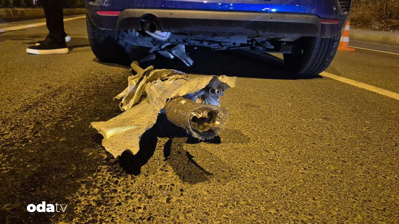 Saglik gundemi: Tekirdağ'da faciadan dönüldü: Açık rögar kapağına çarptı
