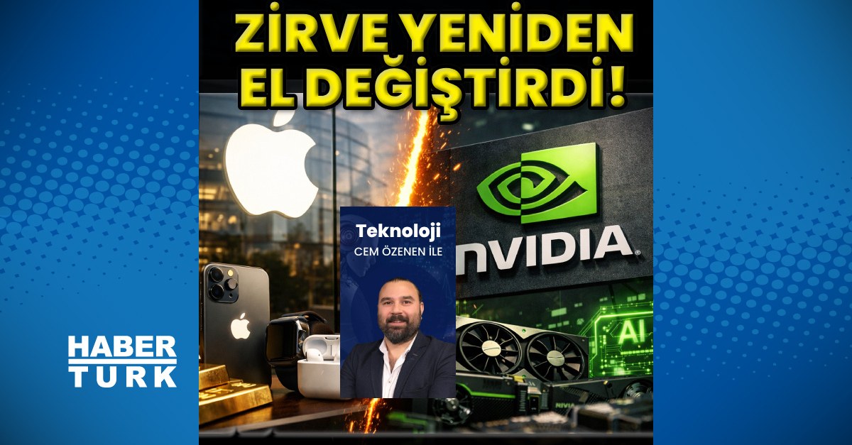 Apple, Nvidia’yı geride bırakarak dünyanın en değerli şirketi oldu
