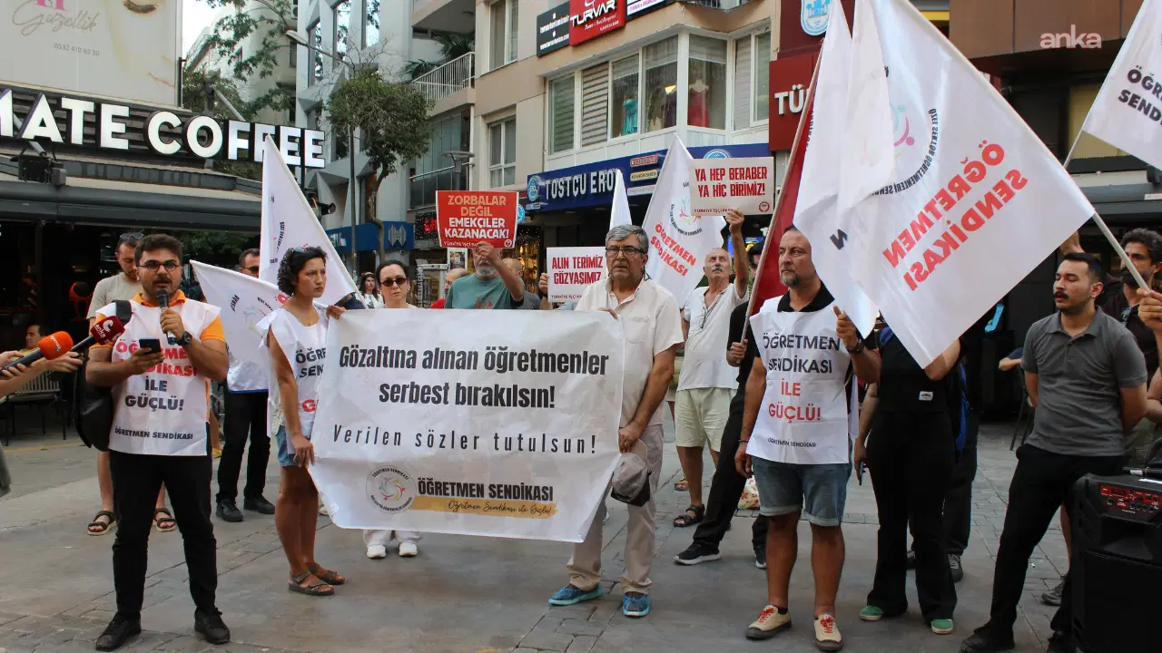 Saglik gundemi: Öğretmenlere gözaltı tepkisi: Bu mücadele, meslek onurunun korunması mücadelesidir